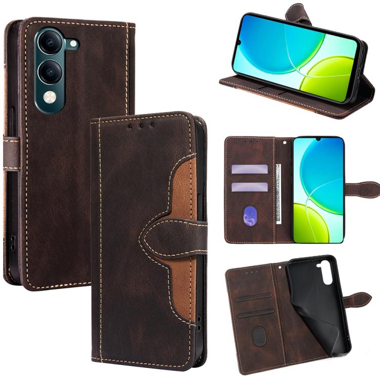 Skin Feel Magnetic Buckle Leather Phone Case, For vivo V50 Lite 5G, For vivo Y29s 5G / Y04 4G, For vivo Y29 4G Global, For vivo V50 5G, For vivo X200 Pro 5G, For vivo S19 Pro 5G