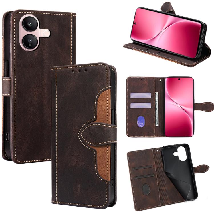 Skin Feel Magnetic Buckle Leather Phone Case, For vivo X300 5G, For vivo Y31 5G 2025, For vivo V60 Lite 5G Global, For vivo V60 5G Global, For vivo X200s 5G, For vivo Y39 5G Global