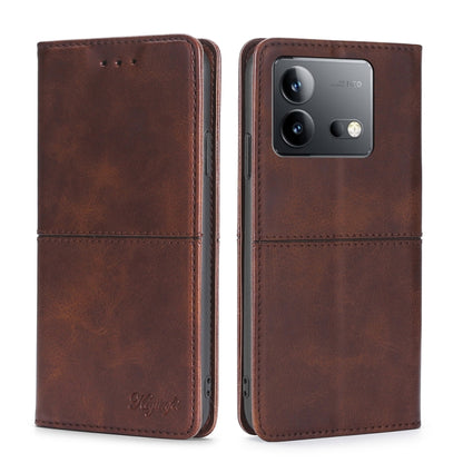Cow Texture Magnetic Leather Phone Case, For vivo S17 5G / S17 Pro 5G, For vivo iQOO Neo 8 / 8 Pro 5G, For vivo Y78 5G