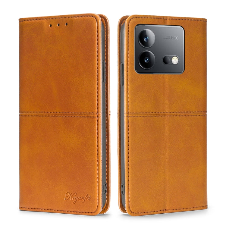 Cow Texture Magnetic Leather Phone Case, For vivo S17 5G / S17 Pro 5G, For vivo iQOO Neo 8 / 8 Pro 5G, For vivo Y78 5G