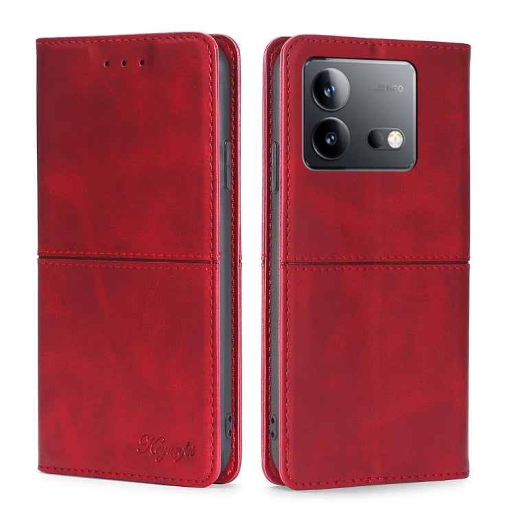 Cow Texture Magnetic Leather Phone Case, For vivo S17 5G / S17 Pro 5G, For vivo iQOO Neo 8 / 8 Pro 5G, For vivo Y78 5G