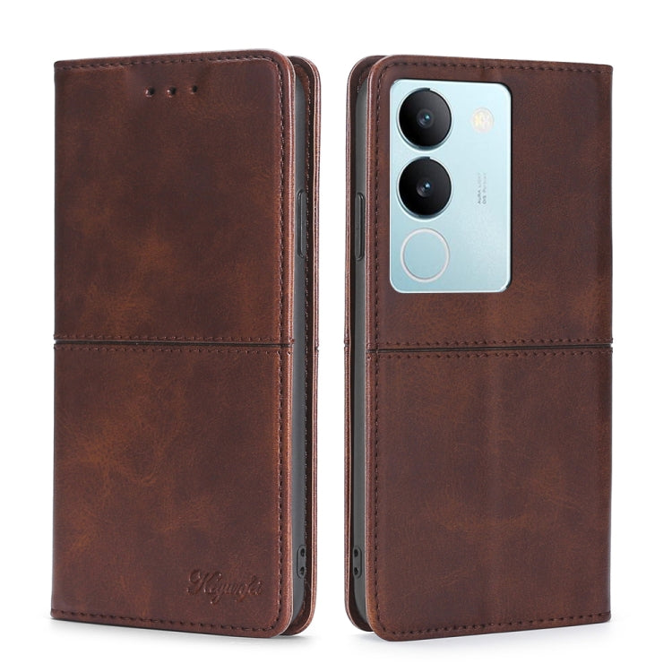 Cow Texture Magnetic Leather Phone Case, For vivo S17 5G / S17 Pro 5G, For vivo iQOO Neo 8 / 8 Pro 5G, For vivo Y78 5G
