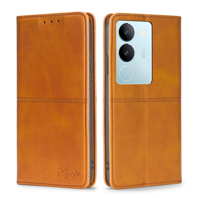 Cow Texture Magnetic Leather Phone Case, For vivo S17 5G / S17 Pro 5G, For vivo iQOO Neo 8 / 8 Pro 5G, For vivo Y78 5G