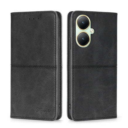 Cow Texture Magnetic Leather Phone Case, For vivo iQOO Z9 Turbo, For vivo Y03 4G, For vivo Y100 5G IDN, For vivo Y35+ 5G