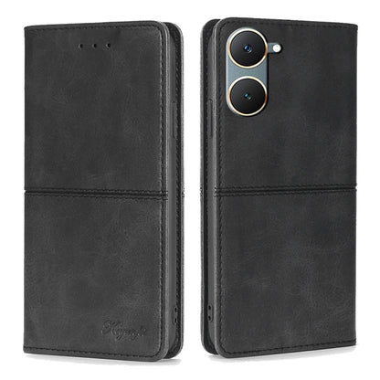Cow Texture Magnetic Leather Phone Case, For vivo iQOO Z9 Turbo, For vivo Y03 4G, For vivo Y100 5G IDN, For vivo Y35+ 5G