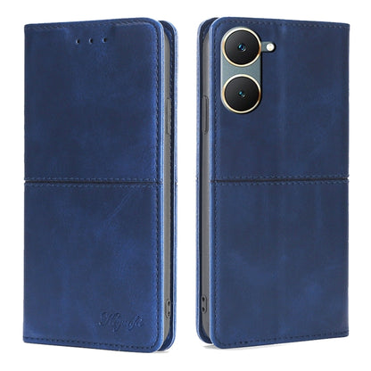 Cow Texture Magnetic Leather Phone Case, For vivo iQOO Z9 Turbo, For vivo Y03 4G, For vivo Y100 5G IDN, For vivo Y35+ 5G