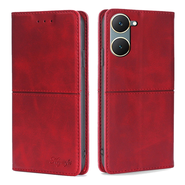 Cow Texture Magnetic Leather Phone Case, For vivo iQOO Z9 Turbo, For vivo Y03 4G, For vivo Y100 5G IDN, For vivo Y35+ 5G
