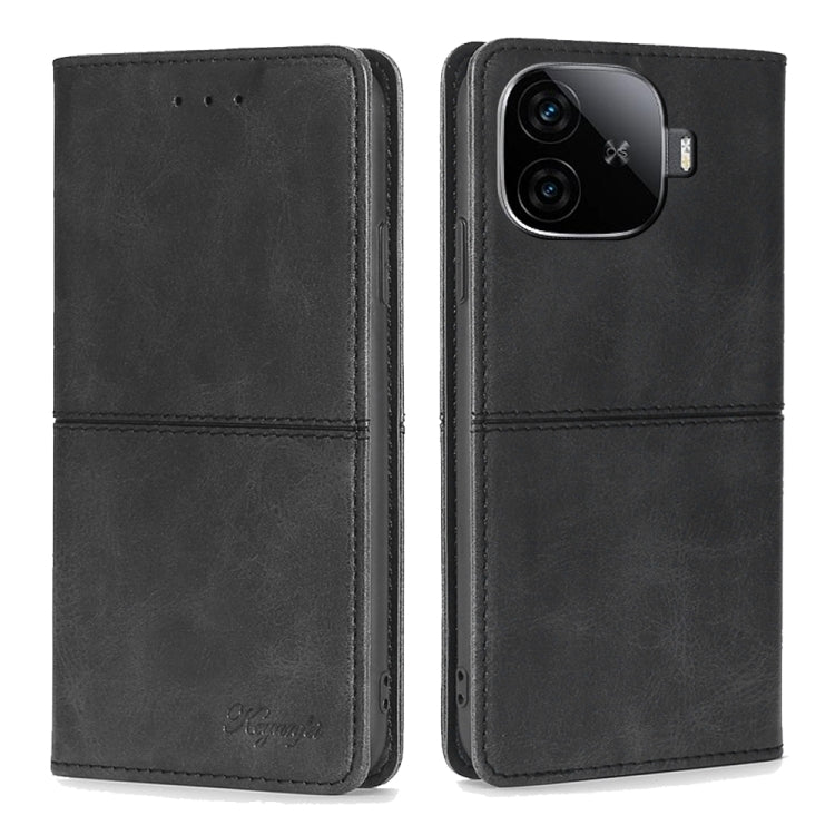 Cow Texture Magnetic Leather Phone Case, For vivo iQOO Z9 Turbo, For vivo Y03 4G, For vivo Y100 5G IDN, For vivo Y35+ 5G