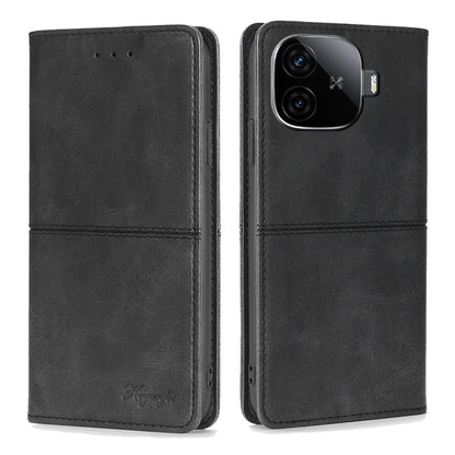 Cow Texture Magnetic Leather Phone Case, For vivo iQOO Z9 Turbo, For vivo Y03 4G, For vivo Y100 5G IDN, For vivo Y35+ 5G