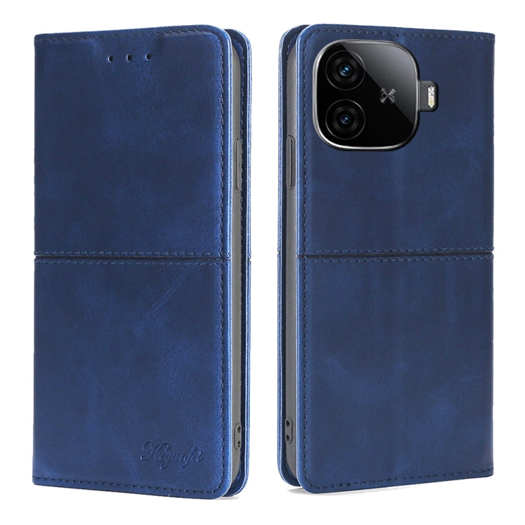 Cow Texture Magnetic Leather Phone Case, For vivo iQOO Z9 Turbo, For vivo Y03 4G, For vivo Y100 5G IDN, For vivo Y35+ 5G