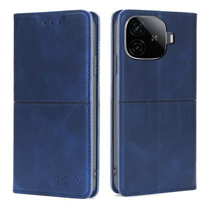 Cow Texture Magnetic Leather Phone Case, For vivo iQOO Z9 Turbo, For vivo Y03 4G, For vivo Y100 5G IDN, For vivo Y35+ 5G