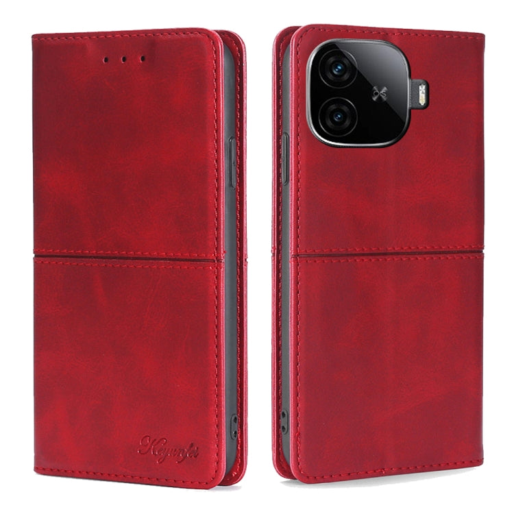 Cow Texture Magnetic Leather Phone Case, For vivo iQOO Z9 Turbo, For vivo Y03 4G, For vivo Y100 5G IDN, For vivo Y35+ 5G
