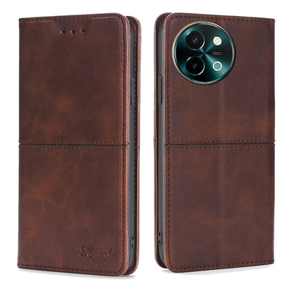 Cow Texture Magnetic Leather Phone Case, For vivo X100s, For vivo Y38 5G / T3x Global, For vivo V30e 5G Global, For vivo iQOO Z9x 5G