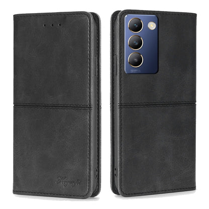 Cow Texture Magnetic Leather Phone Case, For vivo iQOO Z9 Turbo, For vivo Y03 4G, For vivo Y100 5G IDN, For vivo Y35+ 5G