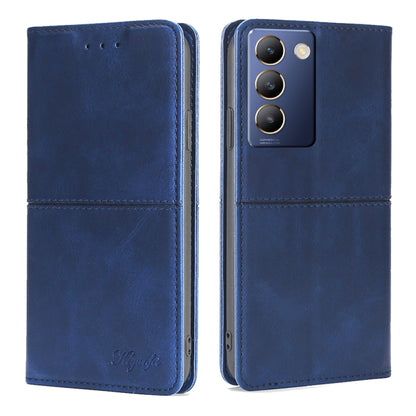 Cow Texture Magnetic Leather Phone Case, For vivo iQOO Z9 Turbo, For vivo Y03 4G, For vivo Y100 5G IDN, For vivo Y35+ 5G
