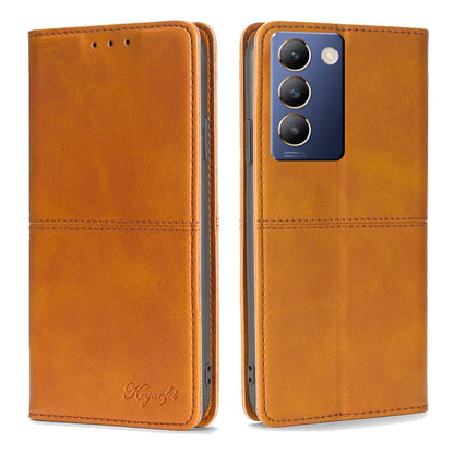 Cow Texture Magnetic Leather Phone Case, For vivo iQOO Z9 Turbo, For vivo Y03 4G, For vivo Y100 5G IDN, For vivo Y35+ 5G