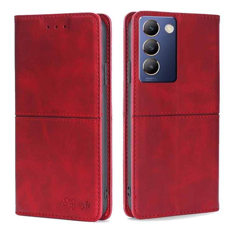 Cow Texture Magnetic Leather Phone Case, For vivo iQOO Z9 Turbo, For vivo Y03 4G, For vivo Y100 5G IDN, For vivo Y35+ 5G