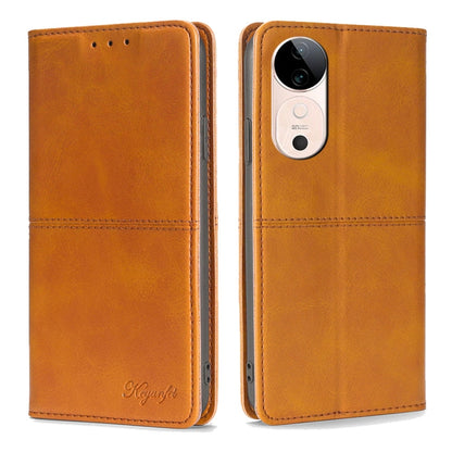 Cow Texture Magnetic Leather Phone Case, For vivo V50 5G, For vivo S19 Pro, For vivo S19, For vivo Y28 4G