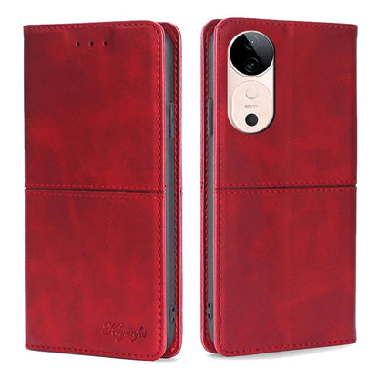 Cow Texture Magnetic Leather Phone Case, For vivo V50 5G, For vivo S19 Pro, For vivo S19, For vivo Y28 4G