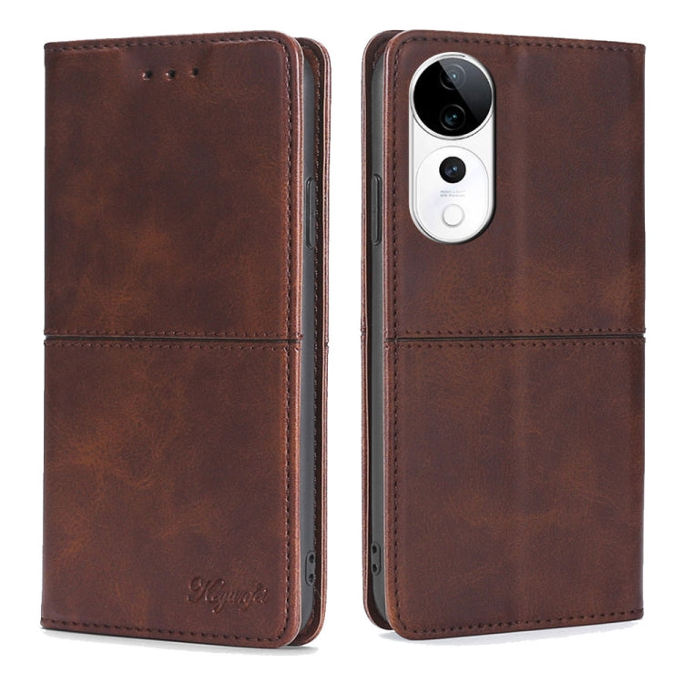 Cow Texture Magnetic Leather Phone Case, For vivo V50 5G, For vivo S19 Pro, For vivo S19, For vivo Y28 4G