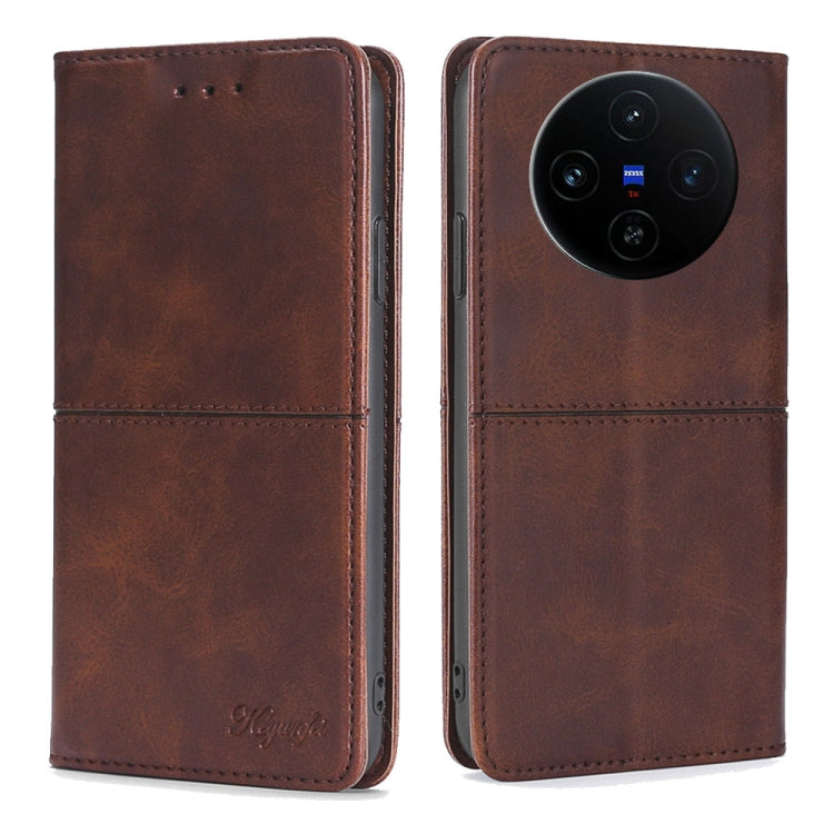 Cow Texture Magnetic Leather Phone Case, For vivo X100s, For vivo Y38 5G / T3x Global, For vivo V30e 5G Global, For vivo iQOO Z9x 5G