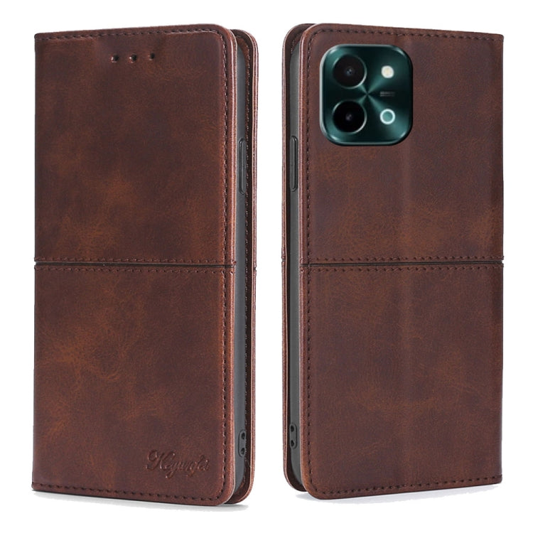 Cow Texture Magnetic Leather Phone Case, For vivo V50 5G, For vivo S19 Pro, For vivo S19, For vivo Y28 4G