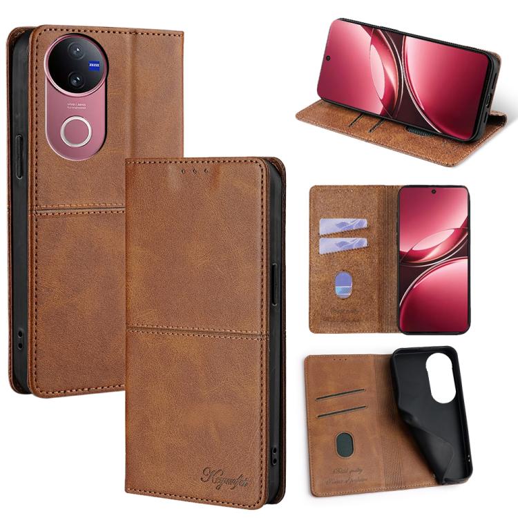 Cow Texture Magnetic Leather Phone Case, For vivo V50 5G, For vivo S19 Pro, For vivo S19, For vivo Y28 4G