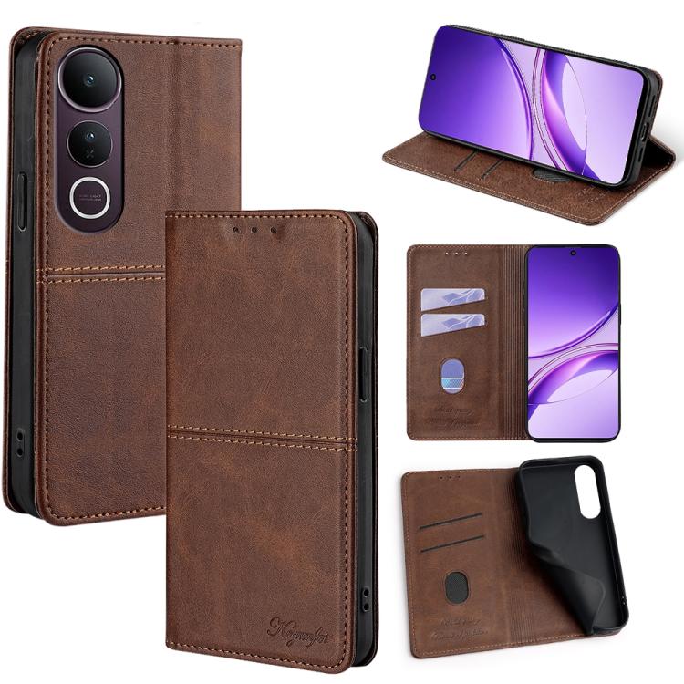 Cow Texture Magnetic Leather Phone Case, For vivo Y39 5G Global, For vivo V50 Lite 5G, For vivo Y29s 5G / Y04 4G, For vivo Y29 4G Global