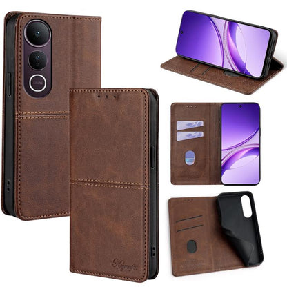 Cow Texture Magnetic Leather Phone Case, For vivo Y39 5G Global, For vivo V50 Lite 5G, For vivo Y29s 5G / Y04 4G, For vivo Y29 4G Global