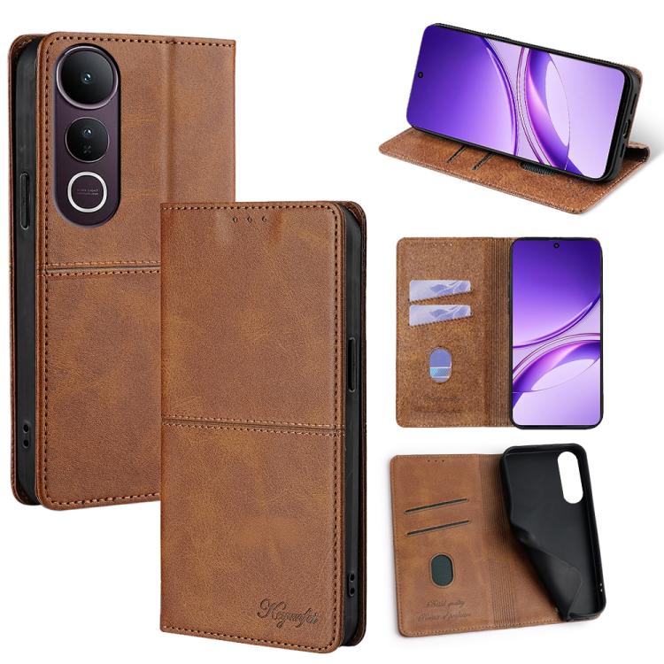 Cow Texture Magnetic Leather Phone Case, For vivo Y39 5G Global, For vivo V50 Lite 5G, For vivo Y29s 5G / Y04 4G, For vivo Y29 4G Global