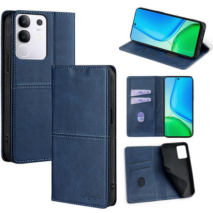 Cow Texture Magnetic Leather Phone Case, For vivo Y39 5G Global, For vivo V50 Lite 5G, For vivo Y29s 5G / Y04 4G, For vivo Y29 4G Global