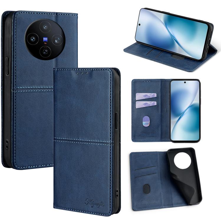 Cow Texture Magnetic Leather Phone Case, For vivo X300 5G, For vivo V60 Lite 5G Global, For vivo V60 5G Global, For vivo X200s 5G