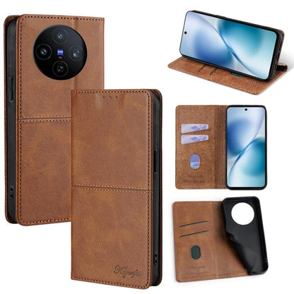 Cow Texture Magnetic Leather Phone Case, For vivo X300 5G, For vivo V60 Lite 5G Global, For vivo V60 5G Global, For vivo X200s 5G