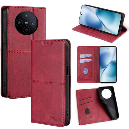Cow Texture Magnetic Leather Phone Case, For vivo X300 5G, For vivo V60 Lite 5G Global, For vivo V60 5G Global, For vivo X200s 5G