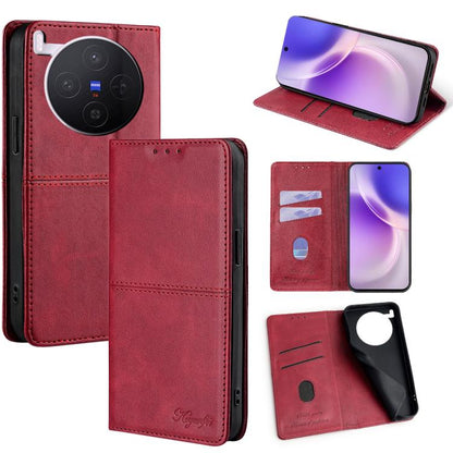 Cow Texture Magnetic Leather Phone Case, For vivo X300 5G, For vivo V60 Lite 5G Global, For vivo V60 5G Global, For vivo X200s 5G