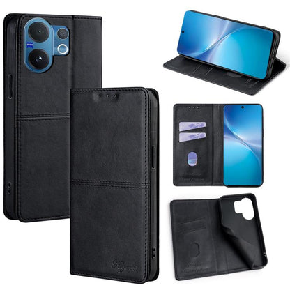 Cow Texture Magnetic Leather Phone Case, For vivo X300 5G, For vivo V60 Lite 5G Global, For vivo V60 5G Global, For vivo X200s 5G