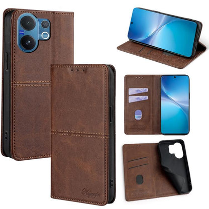 Cow Texture Magnetic Leather Phone Case, For vivo X300 5G, For vivo V60 Lite 5G Global, For vivo V60 5G Global, For vivo X200s 5G