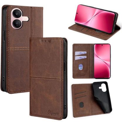 Cow Texture Magnetic Leather Phone Case, For vivo X300 5G, For vivo V60 Lite 5G Global, For vivo V60 5G Global, For vivo X200s 5G
