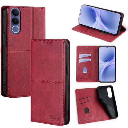 Cow Texture Magnetic Leather Phone Case, For vivo V70 FE 5G, For vivo Y05 4G, For vivo Y500i 5G, For vivo X300 Pro 5G