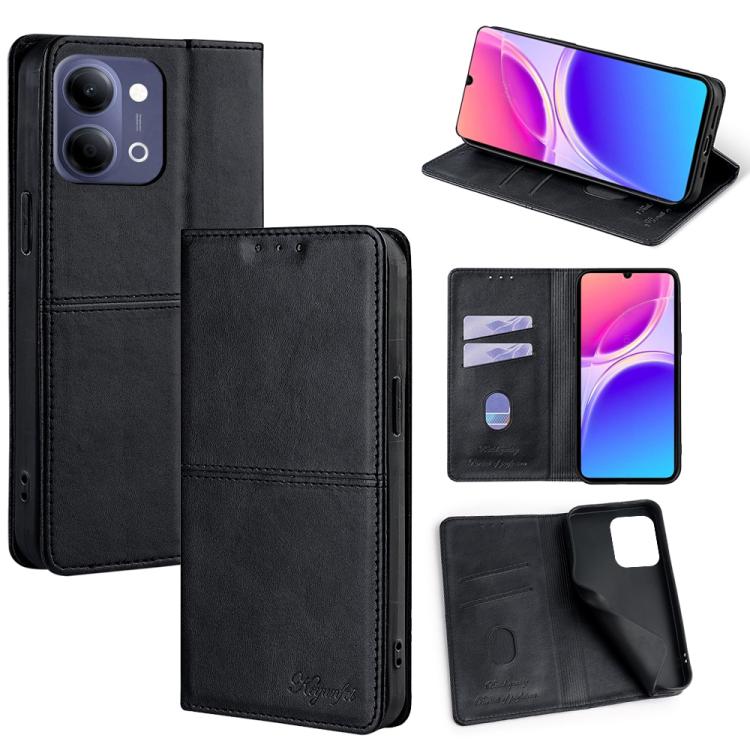 Cow Texture Magnetic Leather Phone Case, For vivo V70 FE 5G, For vivo Y05 4G, For vivo Y500i 5G, For vivo X300 Pro 5G