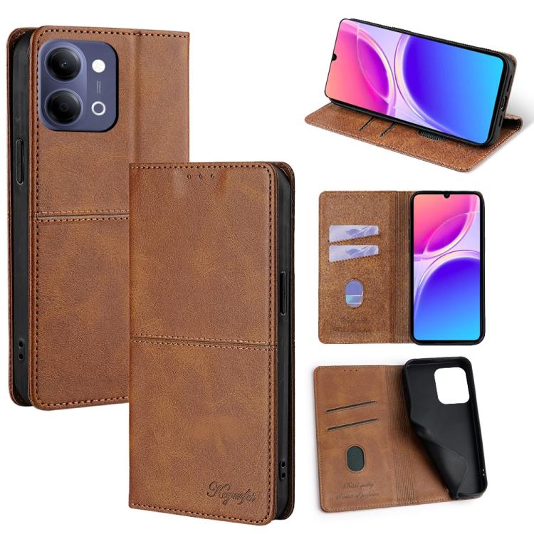 Cow Texture Magnetic Leather Phone Case, For vivo V70 FE 5G, For vivo Y05 4G, For vivo Y500i 5G, For vivo X300 Pro 5G