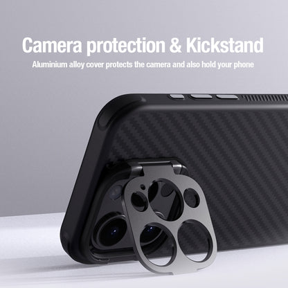 NILLKIN Aramid Fiber MagSafe Magnetic Phone Case, For iPhone 14 Pro, For iPhone 15 Pro, For iPhone 14 Pro Max, For iPhone 15 Pro Max Apple Accessories engnil4247 iPhone 15 Pro - NILLKIN - Mobile Lens - Mobile Camera Lens - Cellphone Accessories - Phone Lens - Smartphone Lens