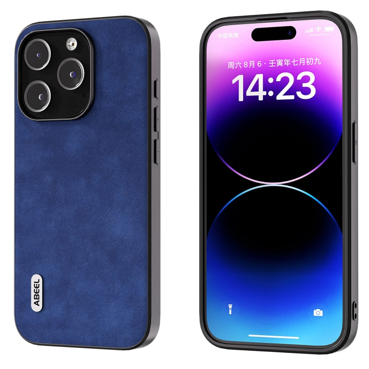 ABEEL Morocco Texture PU Phone Case, For iPhone 15 Pro Max, For iPhone 15 Pro, For iPhone 15 Plus, For iPhone 15