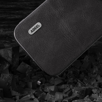 ABEEL Cowhide Texture PU Phone Case, For iPhone 15 Pro Max, For iPhone 15 Plus, For iPhone 15 Pro, For iPhone 15