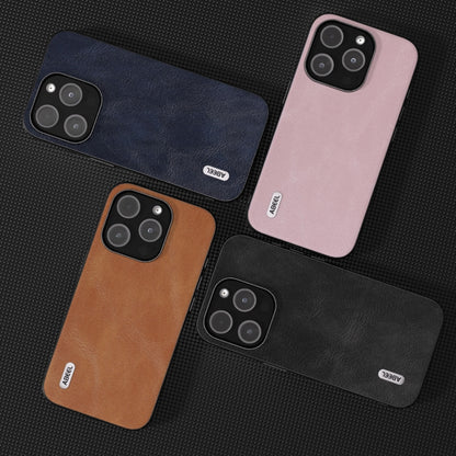 ABEEL Cowhide Texture PU Phone Case, For iPhone 15 Pro Max, For iPhone 15 Plus, For iPhone 15 Pro, For iPhone 15