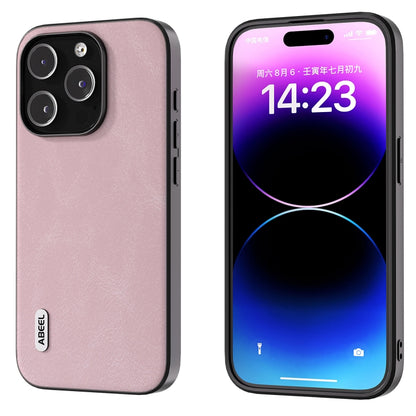 ABEEL Cowhide Texture PU Phone Case, For iPhone 15 Pro Max, For iPhone 15 Plus, For iPhone 15, For iPhone 15 Pro