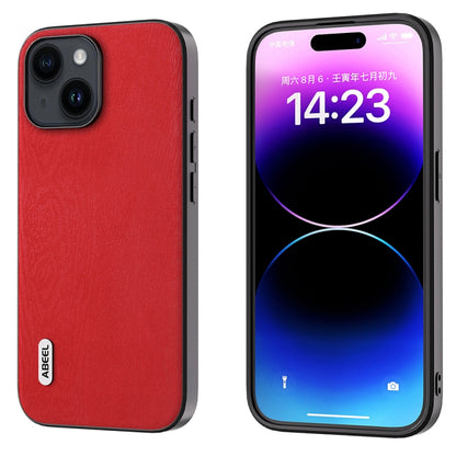 ABEEL Wood Texture PU Phone Case, For iPhone 15 Pro Max, For iPhone 15 Pro, For iPhone 15 Plus, For iPhone 15
