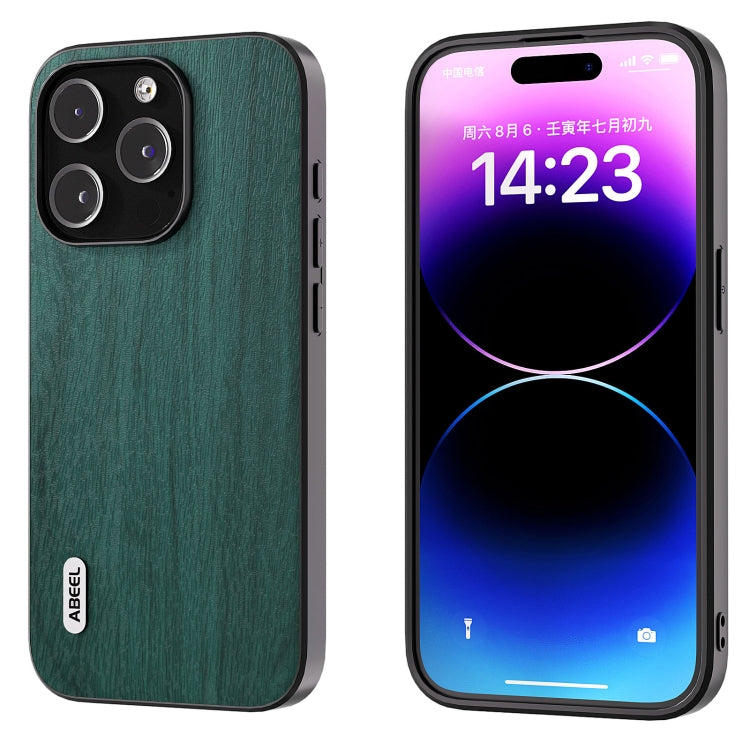 ABEEL Wood Texture PU Phone Case, For iPhone 15 Pro Max, For iPhone 15 Plus, For iPhone 15 Pro, For iPhone 15 Apple Accessories - APEXEL INDIA - Mobile Lens - Mobile Camera Lens - Cellphone Accessories - Phone Lens - Smartphone Lens