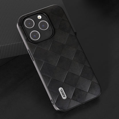 ABEEL Weave Plaid PU Phone Case, For iPhone 15 Pro Max, For iPhone 15 Pro, For iPhone 15 Plus, For iPhone 15