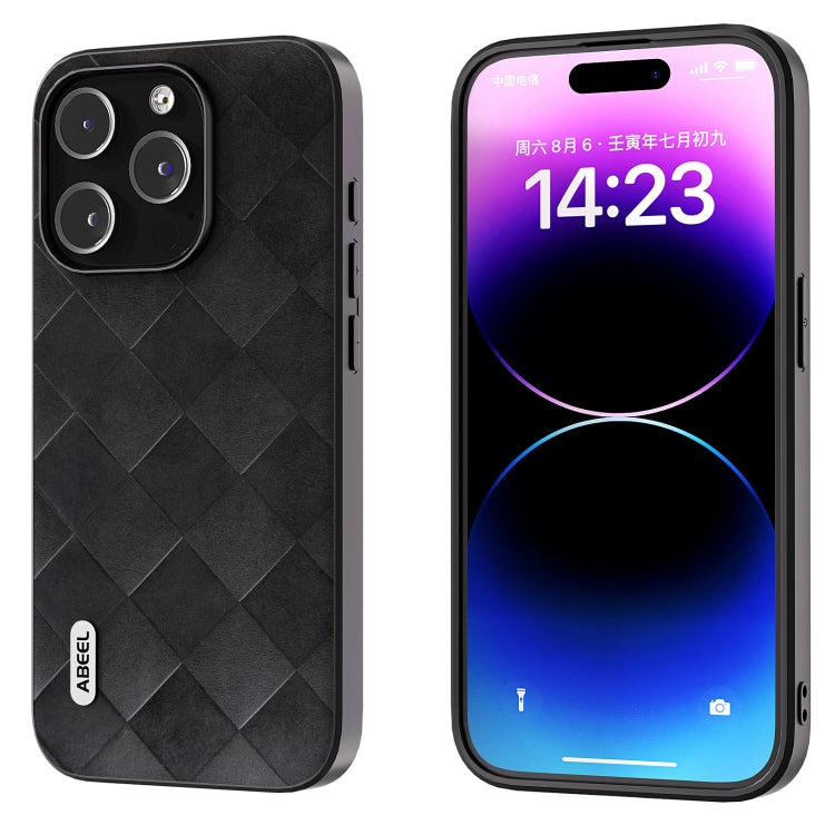 ABEEL Weave Plaid PU Phone Case, For iPhone 15 Pro Max, For iPhone 15 Plus, For iPhone 15 Pro, For iPhone 15 Apple Accessories - APEXEL INDIA - Mobile Lens - Mobile Camera Lens - Cellphone Accessories - Phone Lens - Smartphone Lens